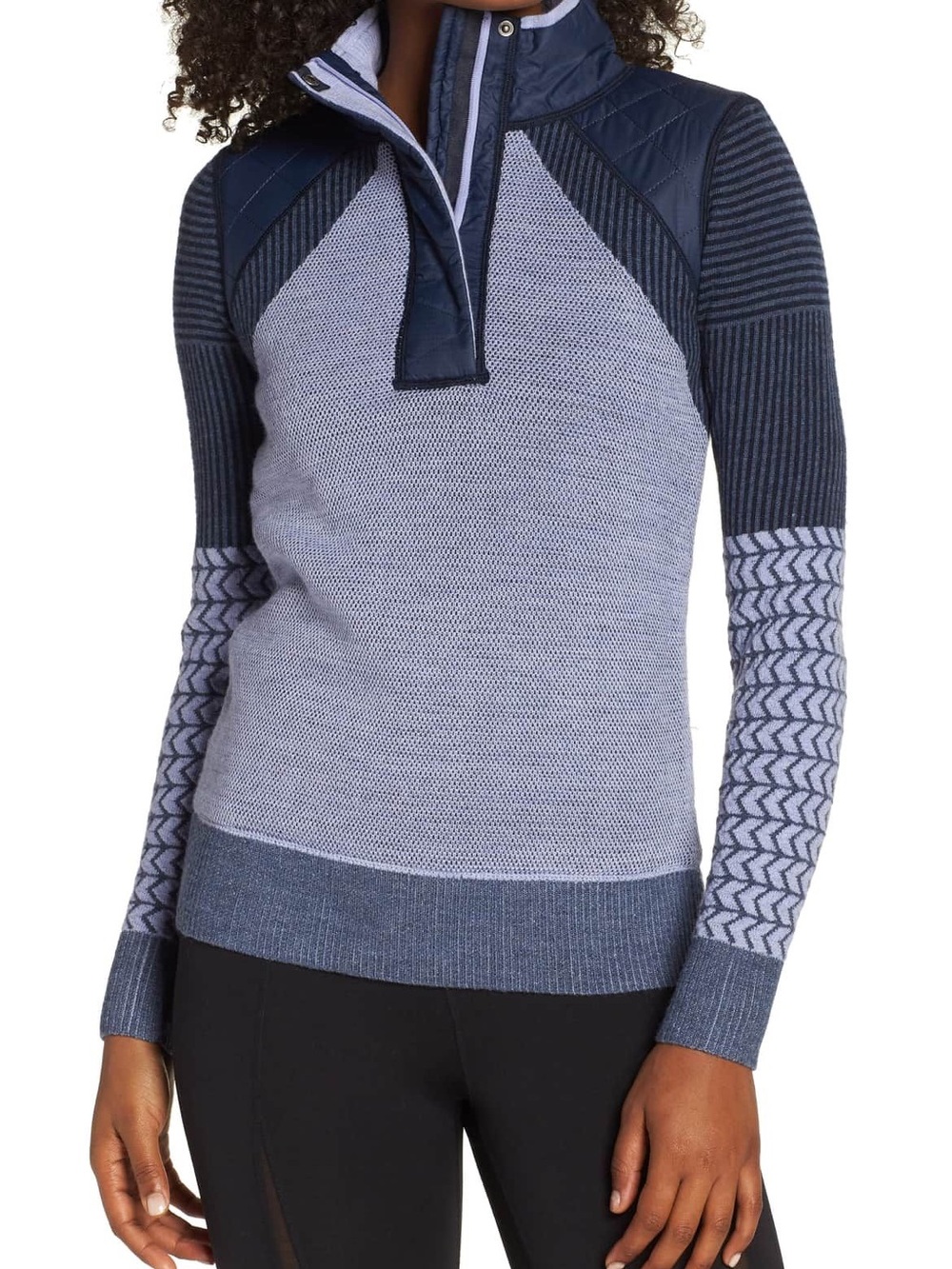 Smartwool Purple Ski Ninja Pullover Sweater